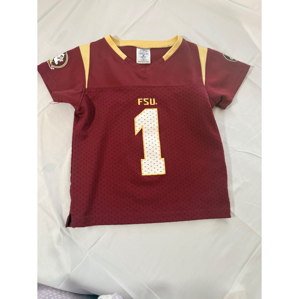 Rivalry Threads FSU Florida State Seminoles Toddler Jersey Garnet Gold 3T